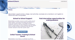 Desktop Screenshot of network2learn.com