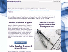 Tablet Screenshot of network2learn.com